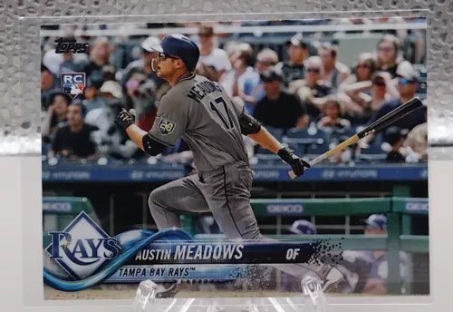 2018 Topps Update Austin Meadows RC Rainbow Foil Rays #US34 Rookie