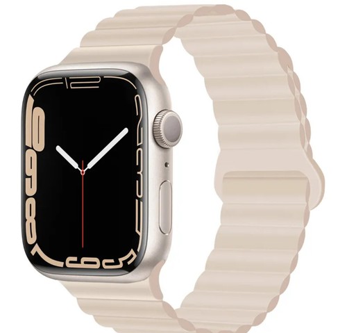 Magnetyczny silikonowy pasek pętli Apple Watch 123456789 & Ultra 42/44/45/49MM - Zdjęcie 8 z 15