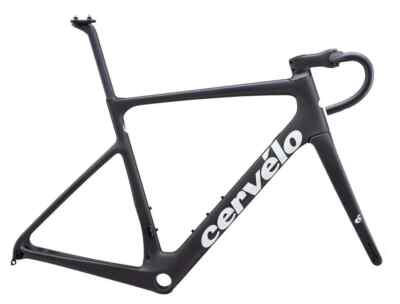 2022 Cervelo Caledonia-5 Carbon Frameset 51cm Black w/ Bar +Stem