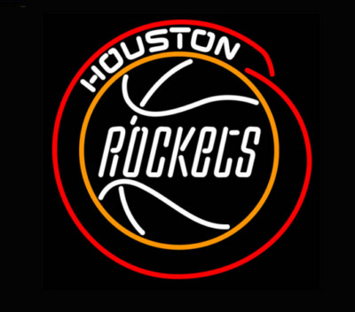 Houston Rockets Neon Sign Lamp Home Bar Man Cave Wall Decor Artwork ...