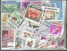 Indonésie 500 timbres différents