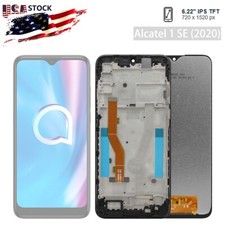 New LCD Display Touch Screen Digitizer Assembly Frame For Alcatel 1 SE 2020 5030