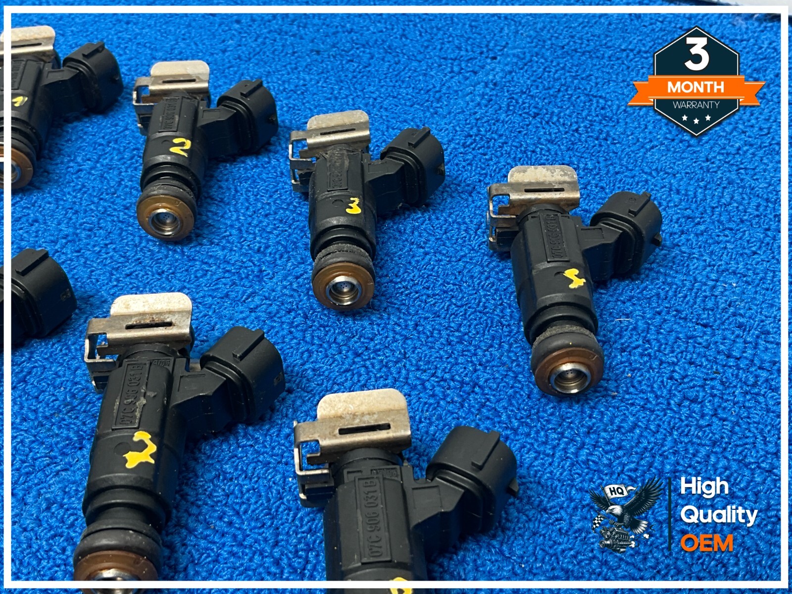 2007 - 2010 BENTLEY CONTINENTAL GTC ENGINE FUEL INJECTOR SET OF 12 OEM
