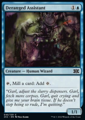 MTG Magic the Gathering Deranged Assistant (45/603) Double Masters 2022 LP