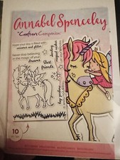 Annabel Spencely Best Friends Unicorn Magical Day Stamp Set 10pc Plus Cardstock!