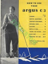 Vintage Argus Model C3 Manual