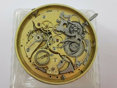 VOLTA REPETITION MINUTE CHRONOGRAPH MOVEMENT & PORCELAIN DIAL 49.6mm SWISS MADE