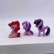 My Little Pony Mixed McDonalds Toy Burger King Pony Ponies Lot Of 3 Cake Topper