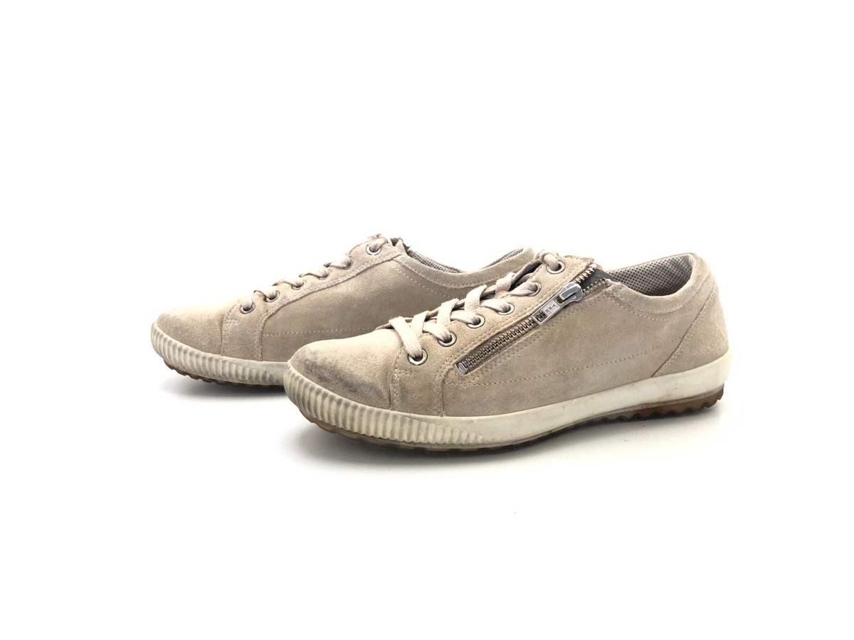 Legero Damen Halbschuhe Schnürer Loafers Comfort Beige 40 (UK