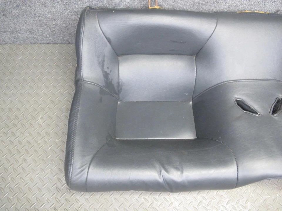 90-96 NISSAN Z32 300ZX 2+2 REAR SEAT UPPER & LOWER LEATHER CUSHION OEM - Image 4 of 4