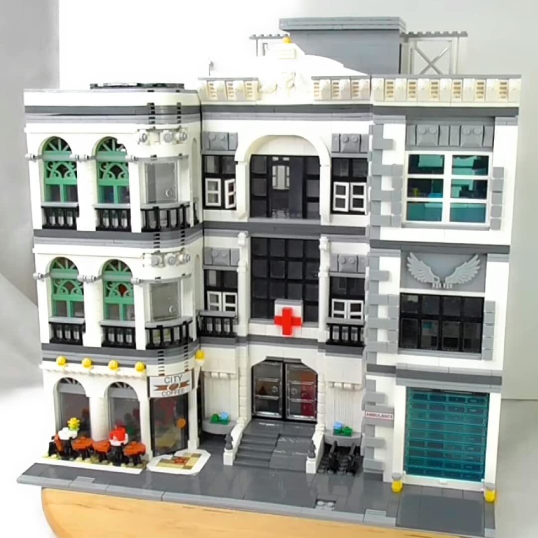 Street View Hospital Modular Building Blocks Toy Bricks Set