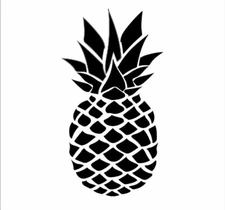 Pineapple Fruit Express Swingers Vinyl Decal Sticker Window Toolbox Truck Car