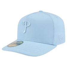Men's New Era  Light Blue Philadelphia Phillies Color Pack A-Frame 59FIFTY