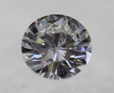 0.31 Carat I Color Round Brilliant Natural Enhanced EARTH MINED Diamond 4.28mm