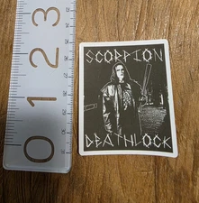The Scorpion Deathlock Sticker Wrestling Sticker WWE Decal WWF WRESTLING Decal