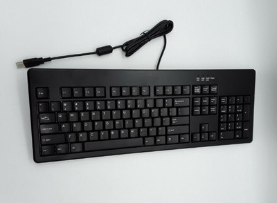 TG3 ELECTRONICS USB FULL SIZE USA COMPUTER KEYBOARD WITH NUMBER PAD - KBA-K104I