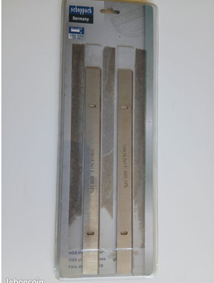 Scheppach: 2er Set Bügeleisen 210x16,5x1,5 mm für Hobelmaschine HMS850
