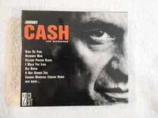 Johnny Cash "Live Recordings" BRAND NEW 2 CD SET STILL SEALED See Photos 