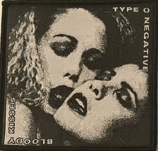 Type O Negative - Bloody Kisses 4 x 4" Woven Patch Gothic Metal / Peter Steele
