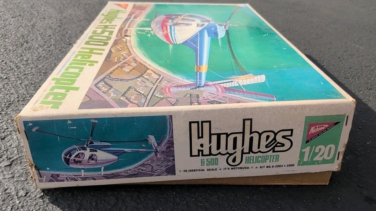 Nichimo Hughes H-500 Helicopter 1/20 Scale Plastic Model Kit | eBay