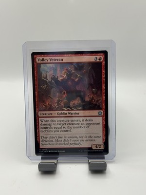 MTG, Volley Veteran $3 ORDER MIN 550 Foundations Regular