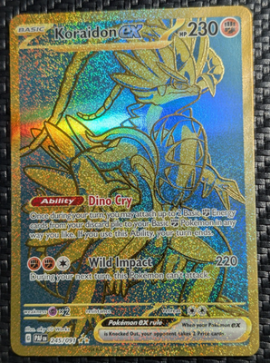 Koraidon ex 245/091 SV: Paldean Fates Hyper Rare Holo Pokemon Card NM TCG
