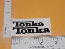 Tonka Gas Turbine Interior/Dashboard Behind Window Replacement Sticker TK-248