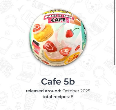 BRAND NEW MGA Miniverse Make It Mini Cafe Series 5 wave 2  5b ** YOU PICK **