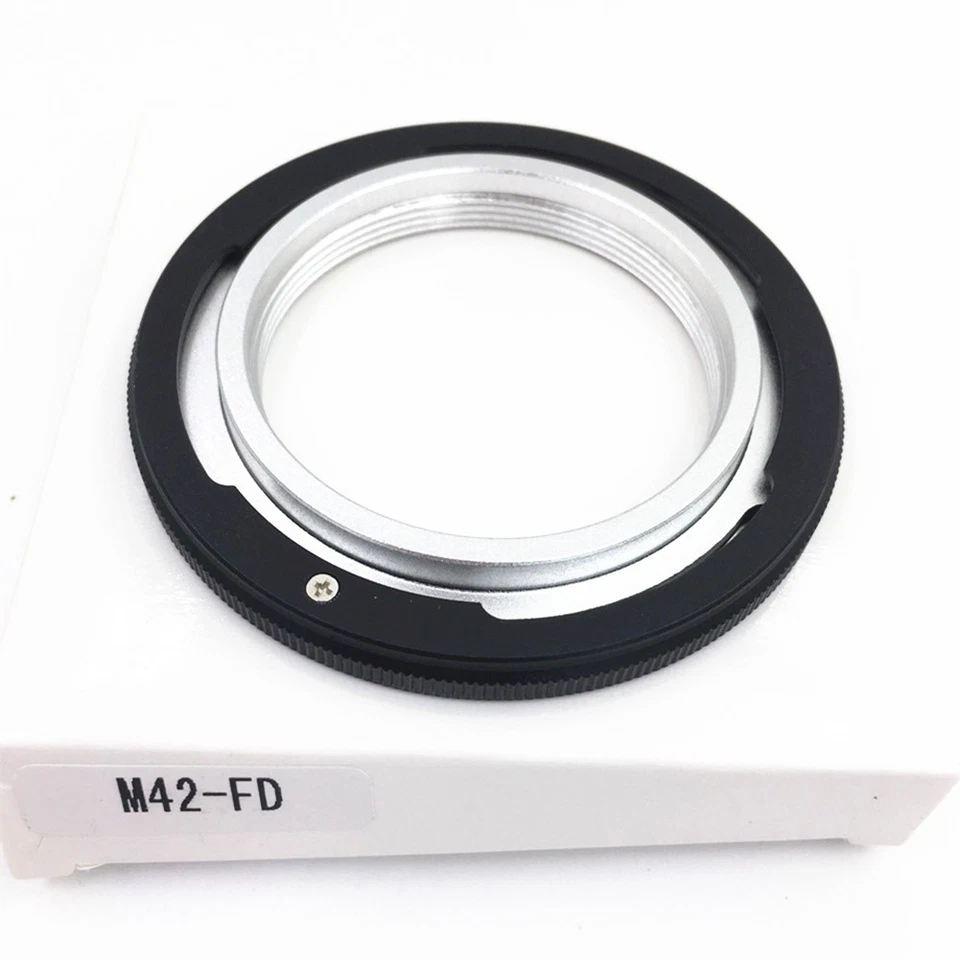 M42-FD M42 Screw Lens Adapter Ring For Canon FD TO M42 Mount Camera A-1 F-1 T50 - Image 2 of 4