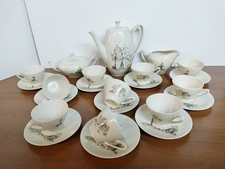 RHEINPFALZ HARTPORZELLAN SERVIZIO DA CAFFÈ PORCELLANA VINTAGE ANNI 60'