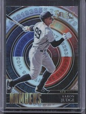 2022 Panini Select #SN2 Aaron Judge Select Numbers Holo