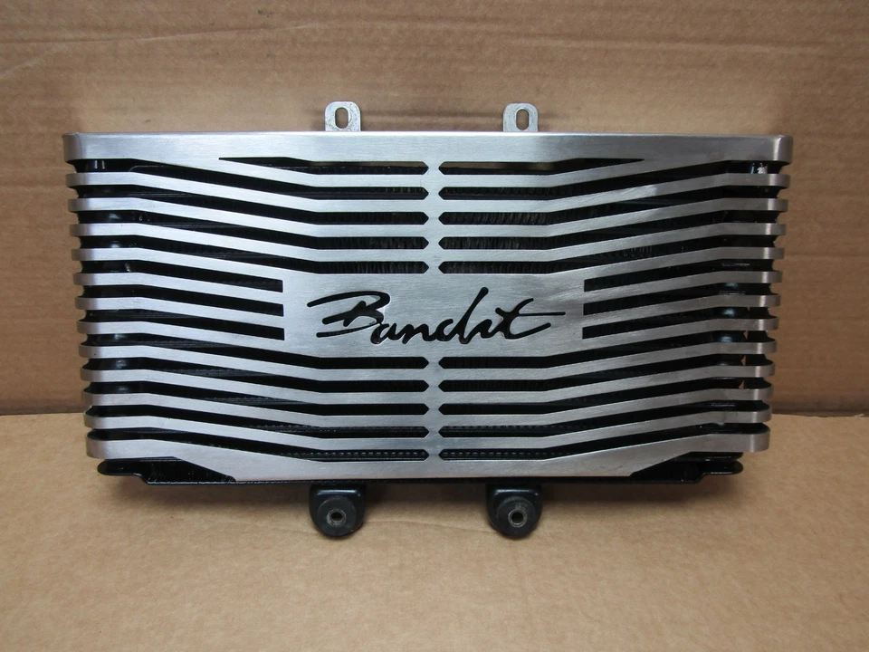 Suzuki Bandit 1200 2004 27.804 millas radiador con protector (15013) Foto 2 de 4