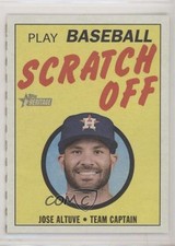 2019 Topps Heritage 1970 Topps Scratch Off Jose Altuve #2 0f6