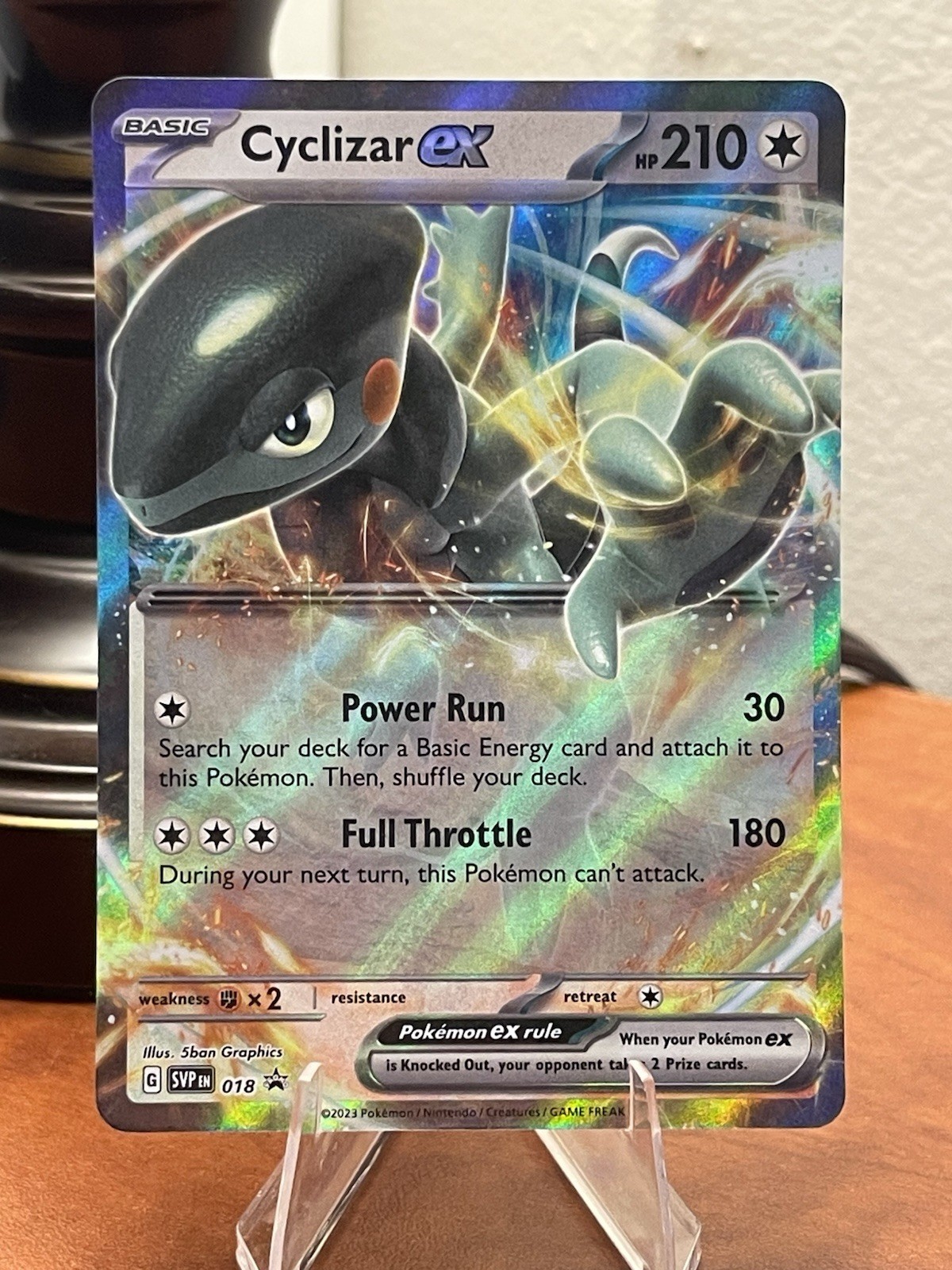 Cyclizar ex 018 Sv: Scarlet & Violet Promo Cards Holo-NM