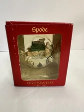 Spode Noah's Ark Christmas Ornament England Porcelain Tree Figurine Two by Two