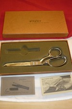 GINGHER G-8 KNIFE EDGE SCISSORS CHROME SHEARS 8"