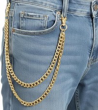 Wallet Chain  Pants Chain for Jeans, Heavy Duty Hip Hop Punk Biker Streetwea...