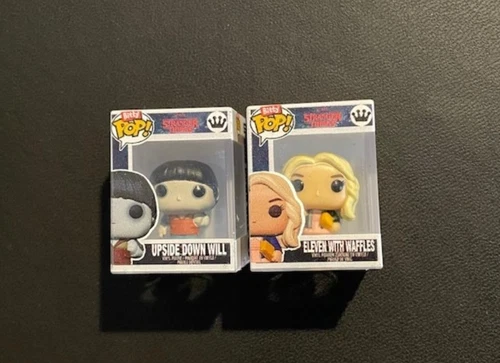 Funko Bitty Pop Stranger Things Eleven w/ Waffles and Upside Down Will Chases