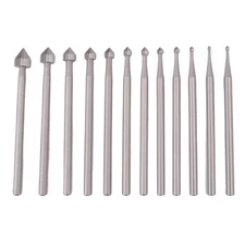 12Pc Cylinder Cone Shape Carving Burr Sets Jewelry Burr SetsShank Jewelry7793