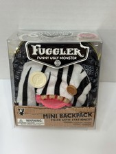 Mini Striped Backpack Fuggler Ugly Monster Stationery Filled, Zipper Closure