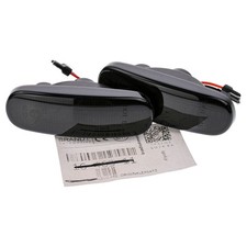 SEITENBLINKER Blinkleuchten LED Schwarz für Fiat Punto III Grande Evo 199 Abarth
