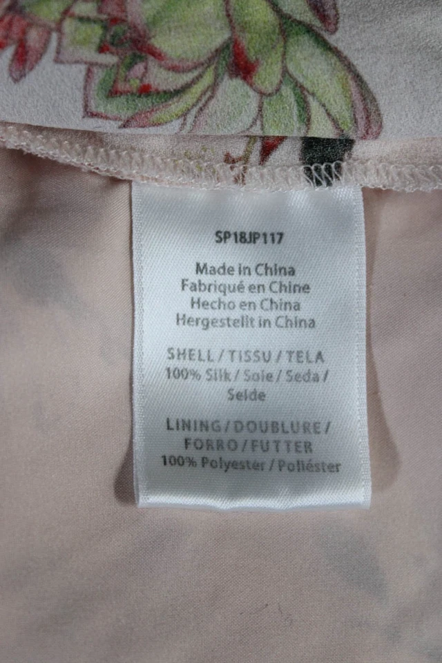 Mameluco Rachel Zoe para mujer manga 3/4 floral Grace estampado crema talla 8 11147283 Foto 4 de 4