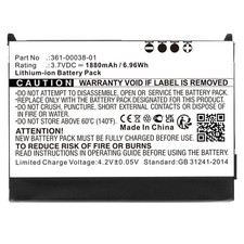 010-11143-00 361-00038-01 Battery Garmin Nuvi 500 Zumo 220 600 650 660 GPS