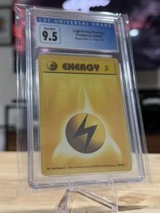 Pokémon TCG Lightning Energy 128/130 Base Set 2 CGC 9.5 Graded EN 2000