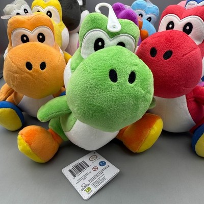 Peluche Sanei Super Mario Yoshi Vert Foncé - Collection All Star, Petit Format