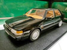 Cult 1:18 Saab 9000 Turbo 1985 Black Saab 4-Door Luxury Sedan Model