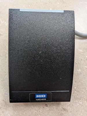 HID RP40 MULTICLASS SE CARD READER 920PTNNEK00000  **LOT OF (6)  W/SPACER PLATE