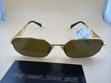 PRADA PR A51S 15N01T Matte Gold Brown 58 mm Women's Sunglasses - NEW No Case