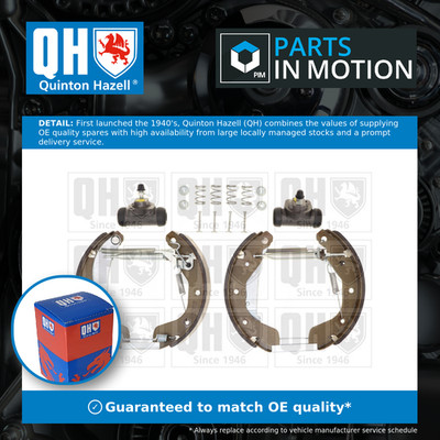 Brake Shoes Set fits OPEL CORSA A 1.2 82 to 93 QH Genuine Top Quality Guaranteed