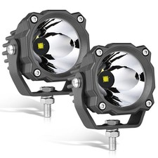 2.6"inch Round LED Work Light Bar Spot Pods Fog Driving Lamp Offroad 4WD White